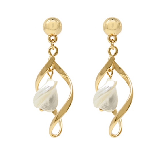 Twisted Teardrop & Pear Drop Earrings - Picture 1 of 1
